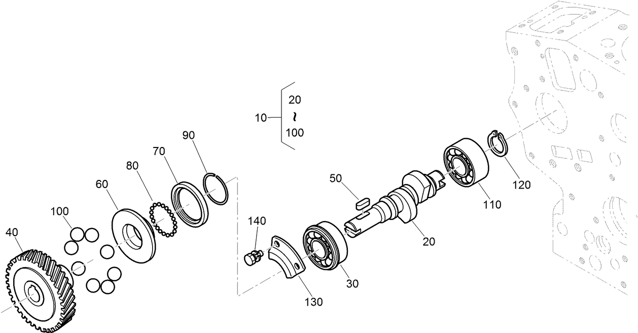 Fuel Camshaft Assembly