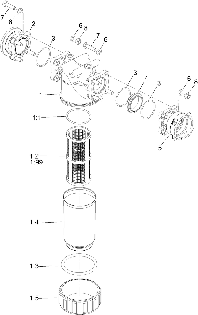Pressure Filter Assembly No. 127-9721