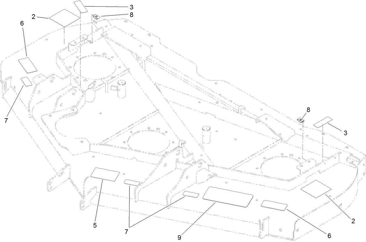 Deck Decal Assembly No. 127-6487