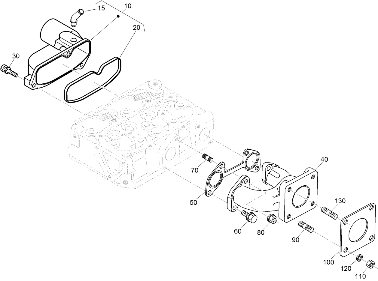 Inlet and Exhaust Manifold Assembly