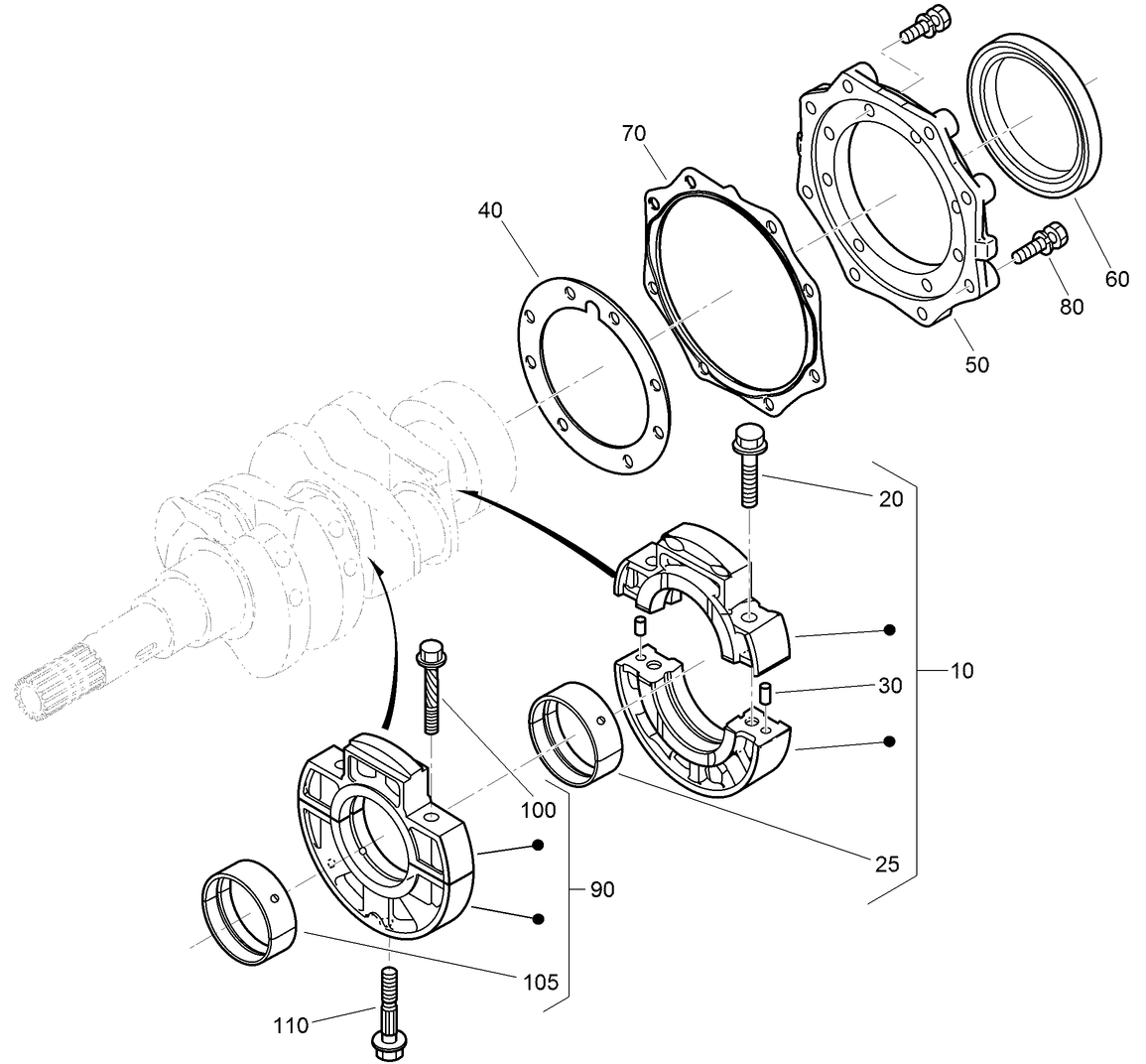 Main Bearing Case Assembly