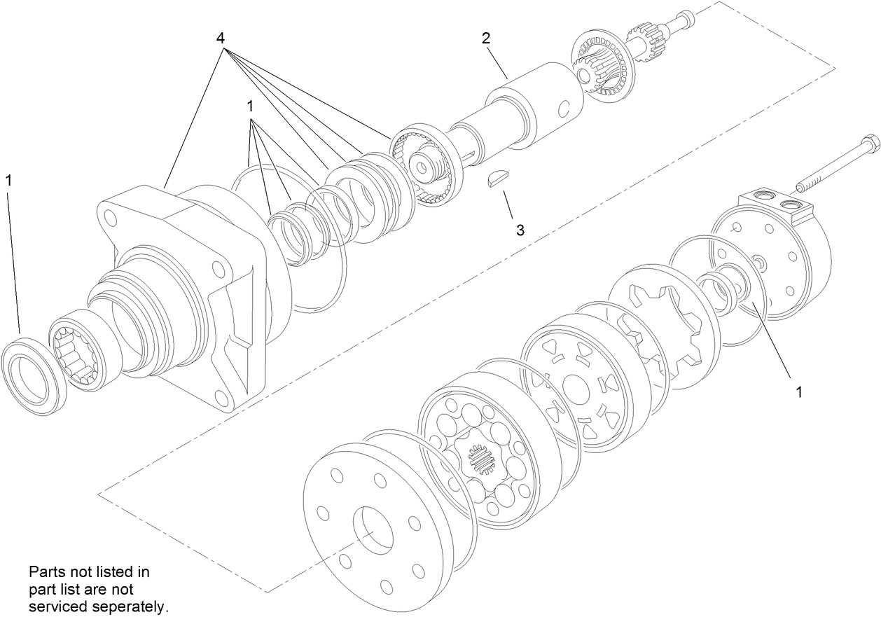 Hydraulic Motor Assembly No. 114-1756