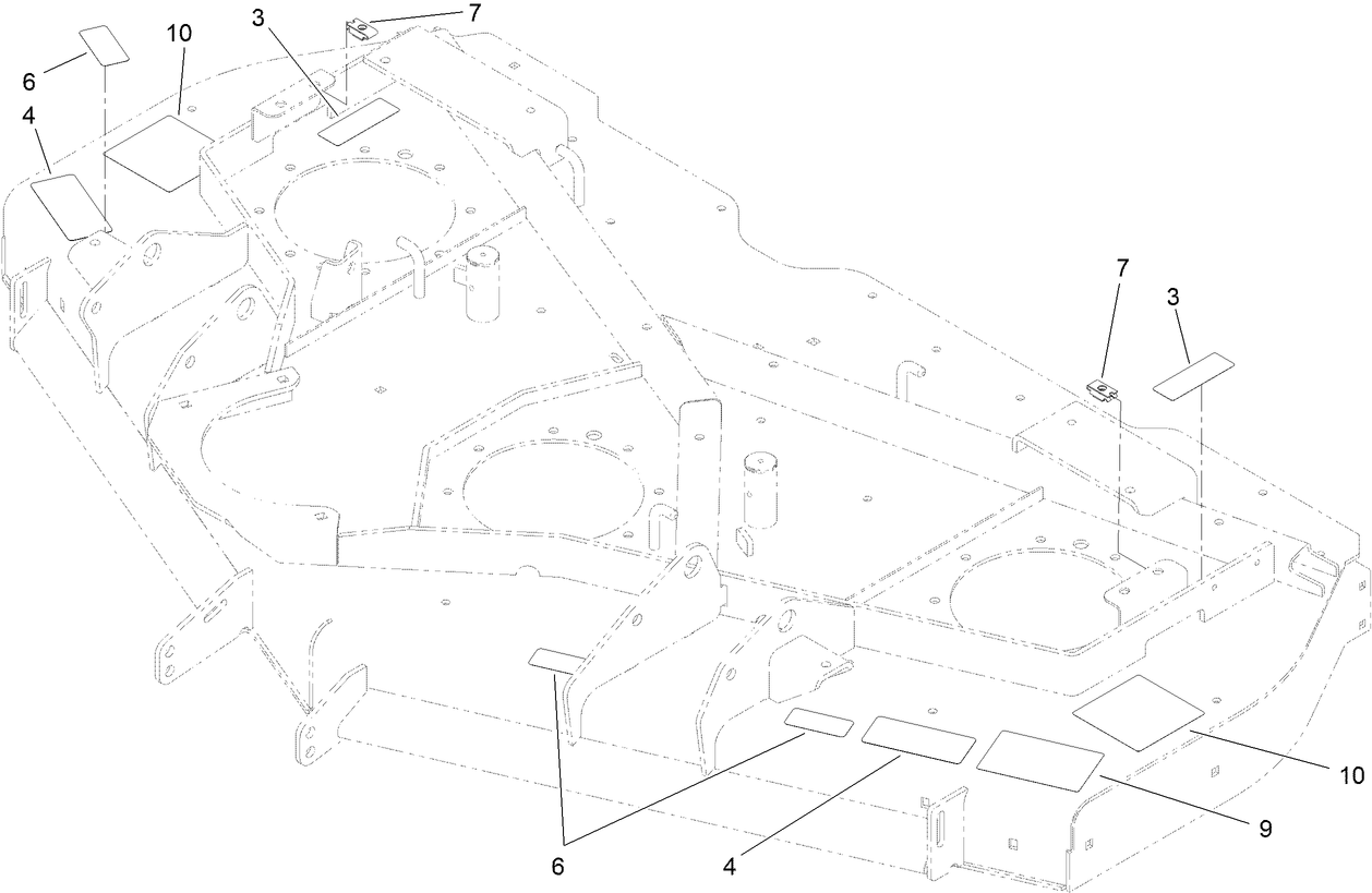 Deck Decal Assembly No. 127-6472