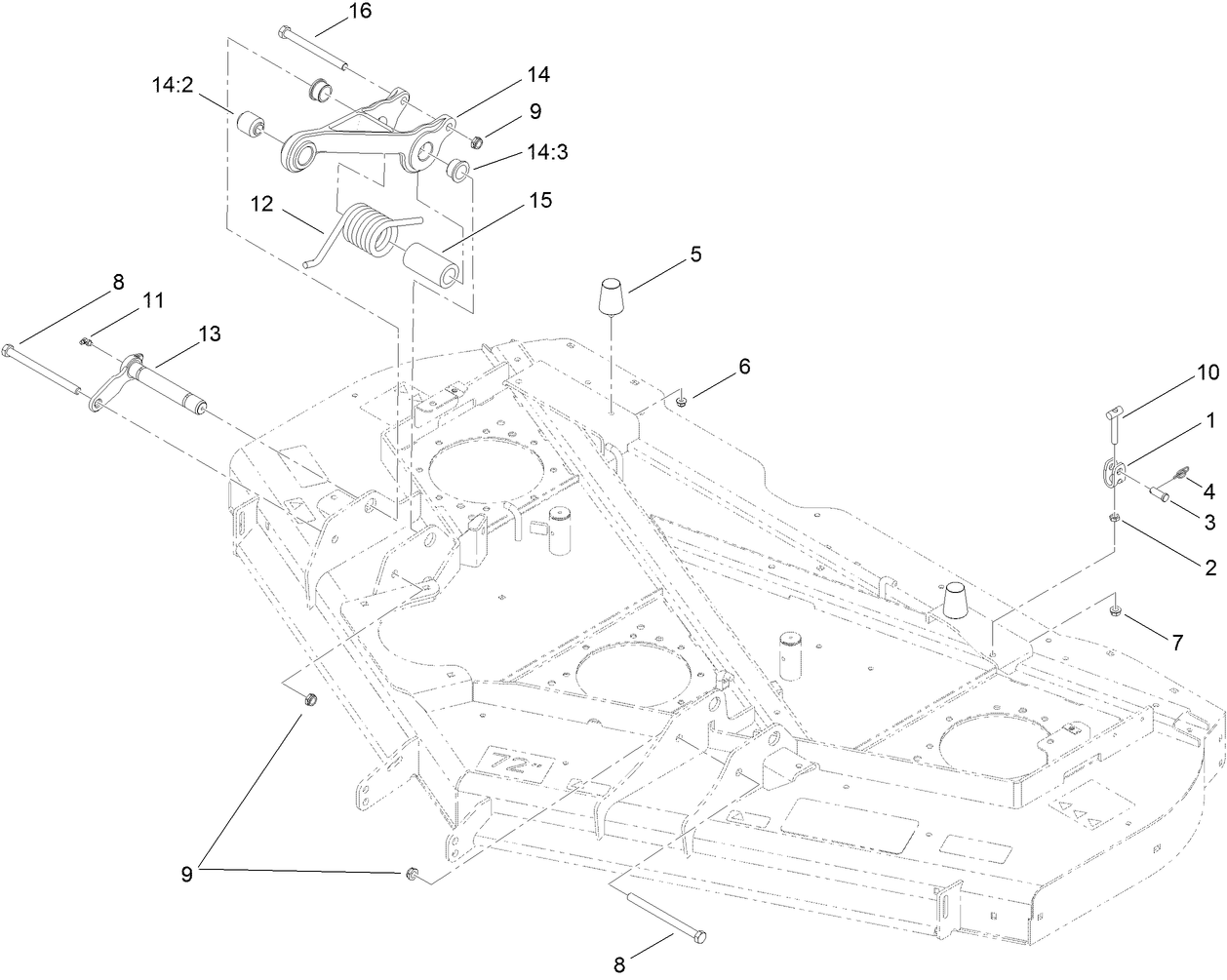 Adjustment Link and Bumper Assembly