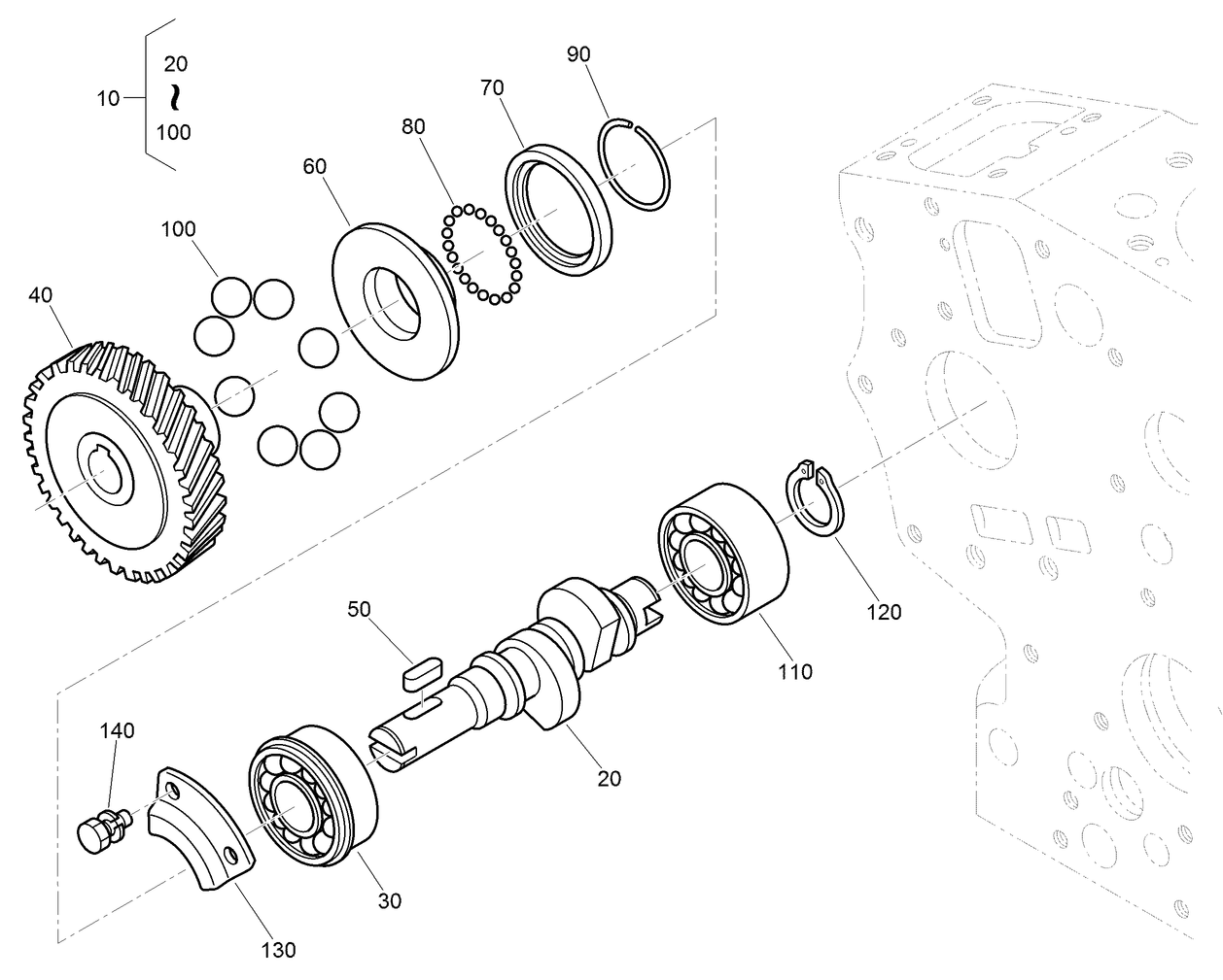 Fuel Camshaft Assembly