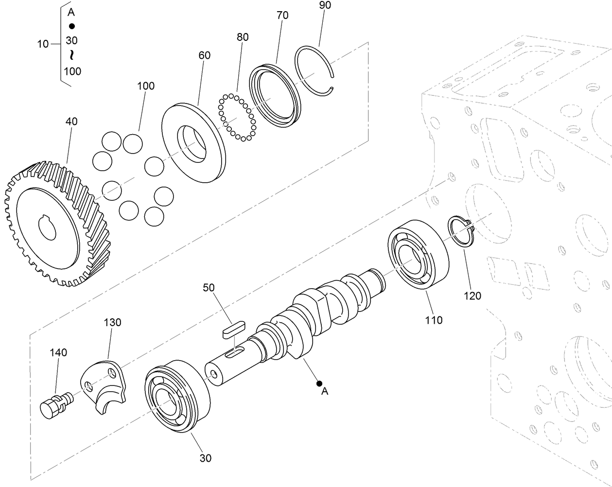 Fuel Camshaft Assembly