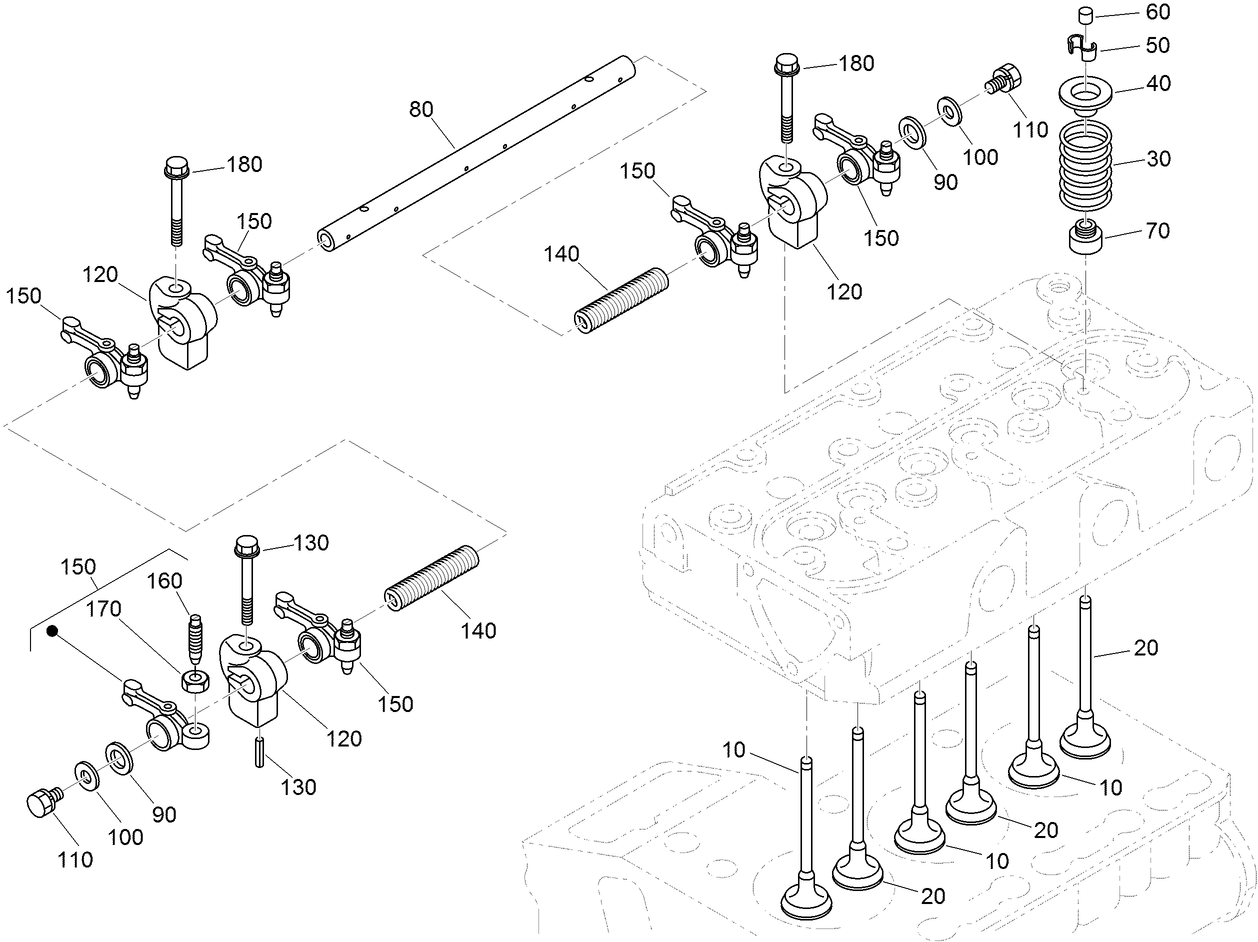 Valve and Rocker Arm Assembly
