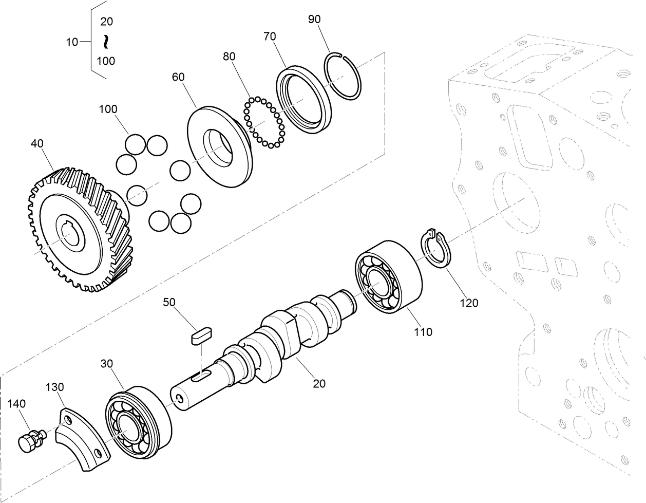 Fuel Camshaft Assembly
