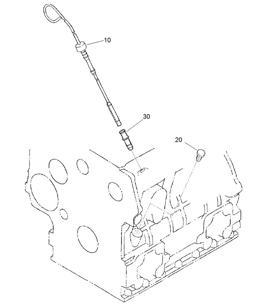 Dipstick and Guide Assembly