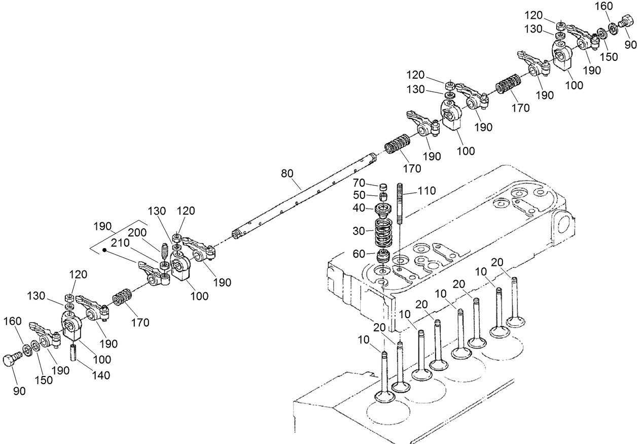 Valve and Rocker Arm Assembly