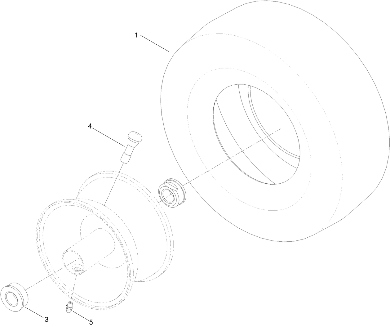 Wheel and Tire Assembly No. 127-3447