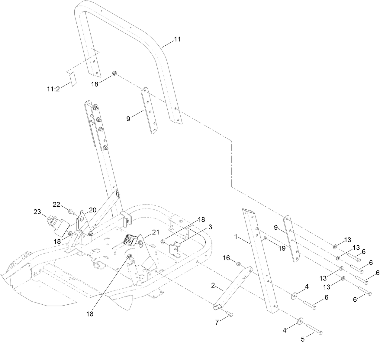 Roll-Over Protection System Assembly