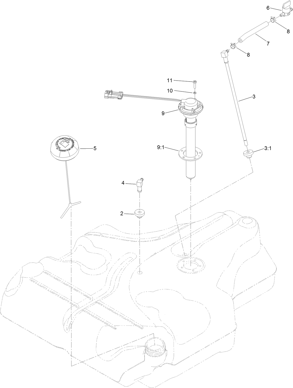 Fuel Tank Assembly No. 116-3978