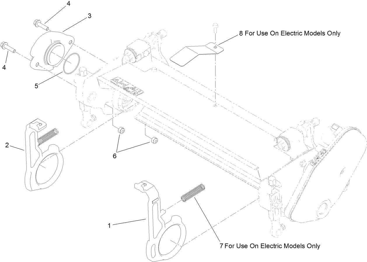 Pitch Arm and Weight Assembly