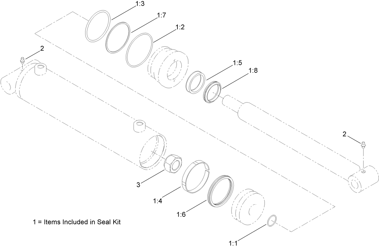 Hydraulic Cylinder Assembly No. 127-0913