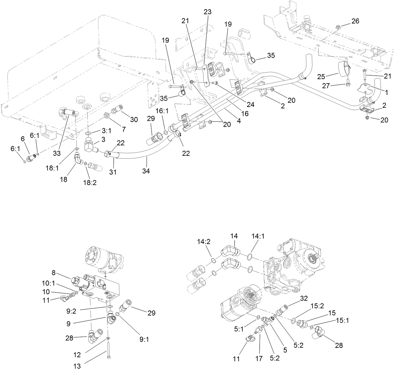 Hydraulic Pump and Filter Assembly