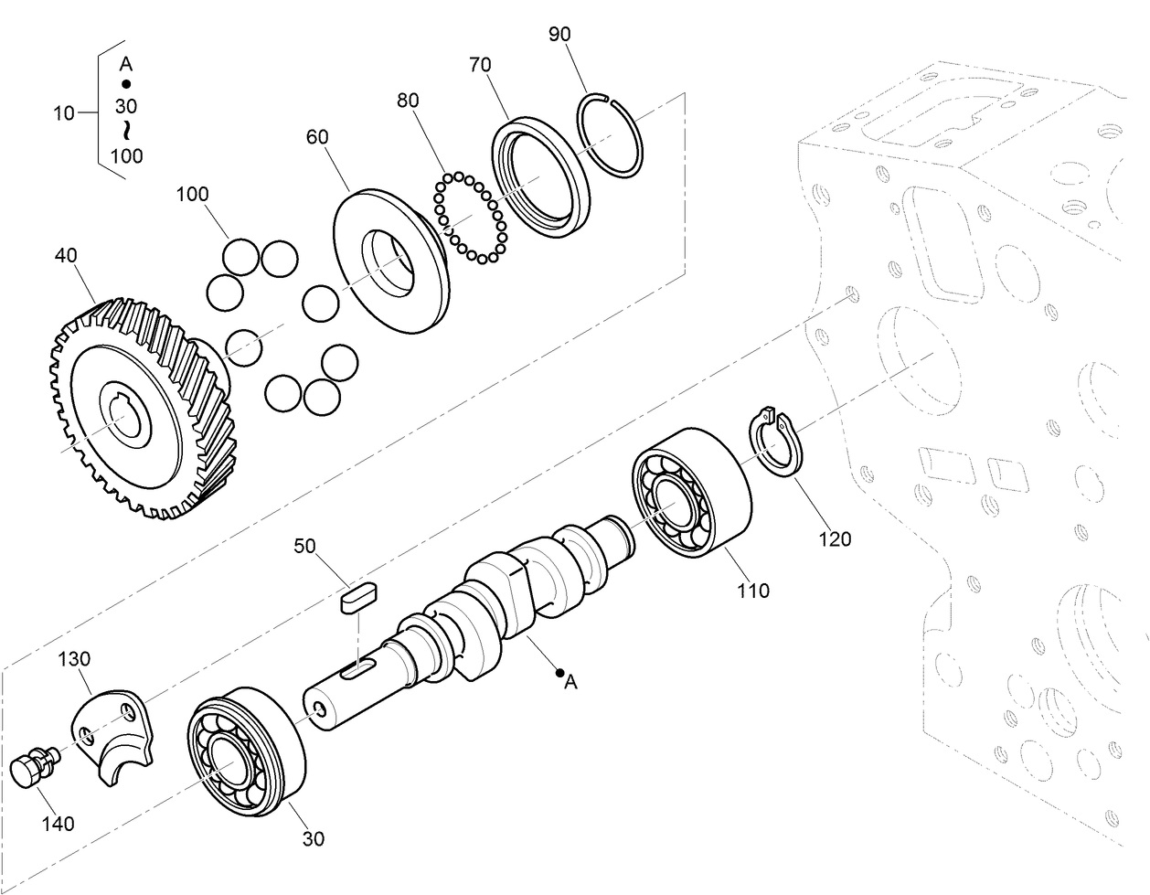 Fuel Camshaft Assembly