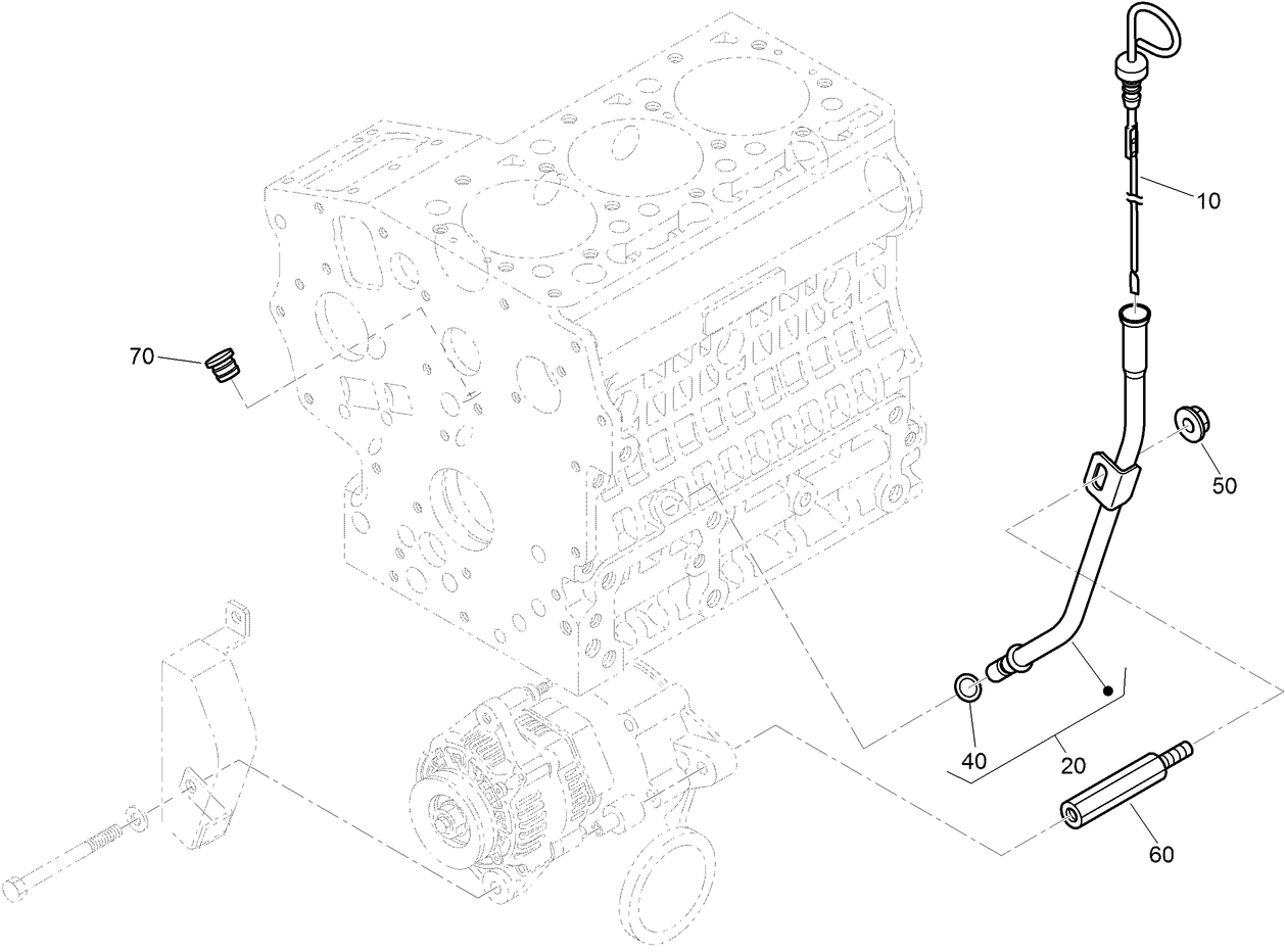 Dipstick and Guide Assembly