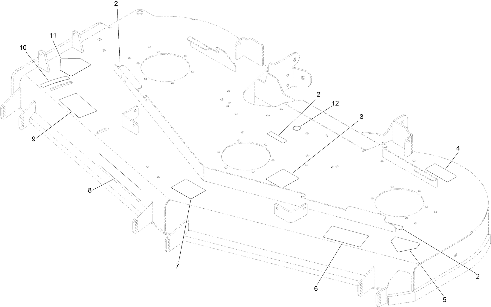 Deck Decal Assembly No. 112-4195