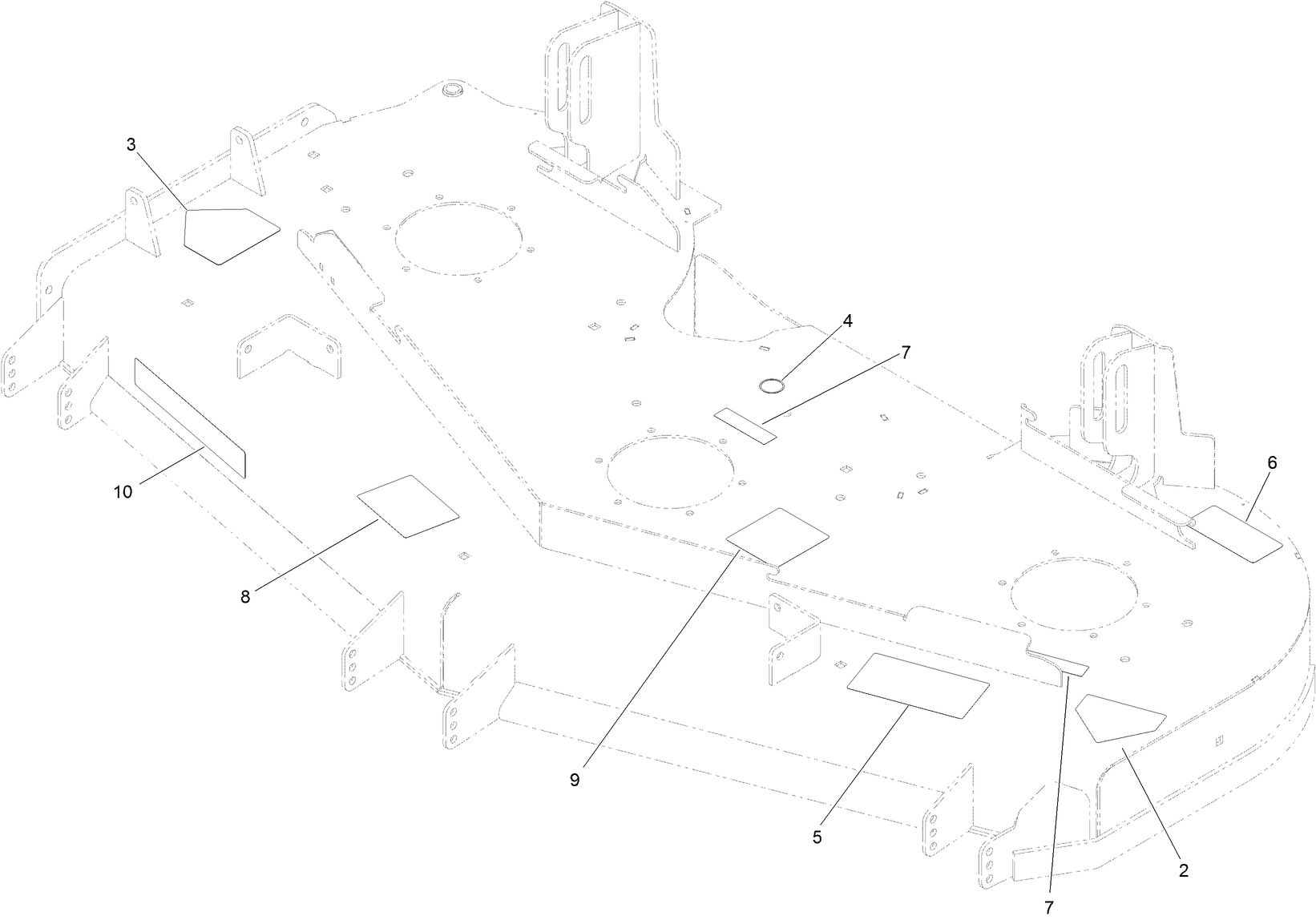 Deck Decal Assembly No. 120-2461