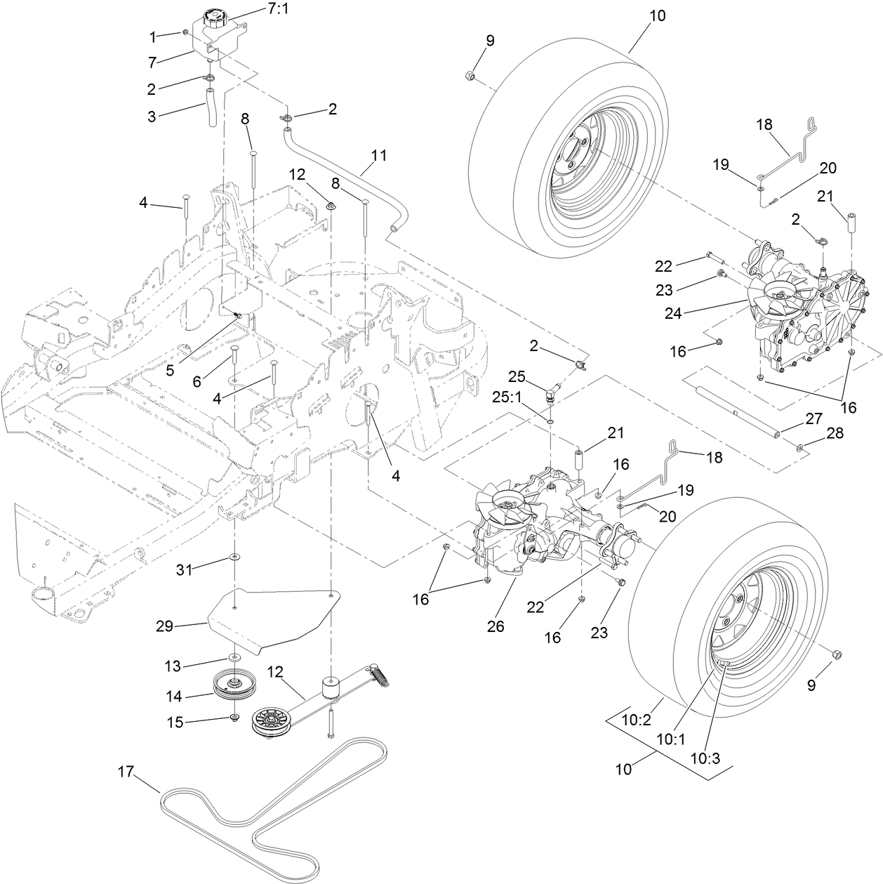 Hydro Drive System Assembly
