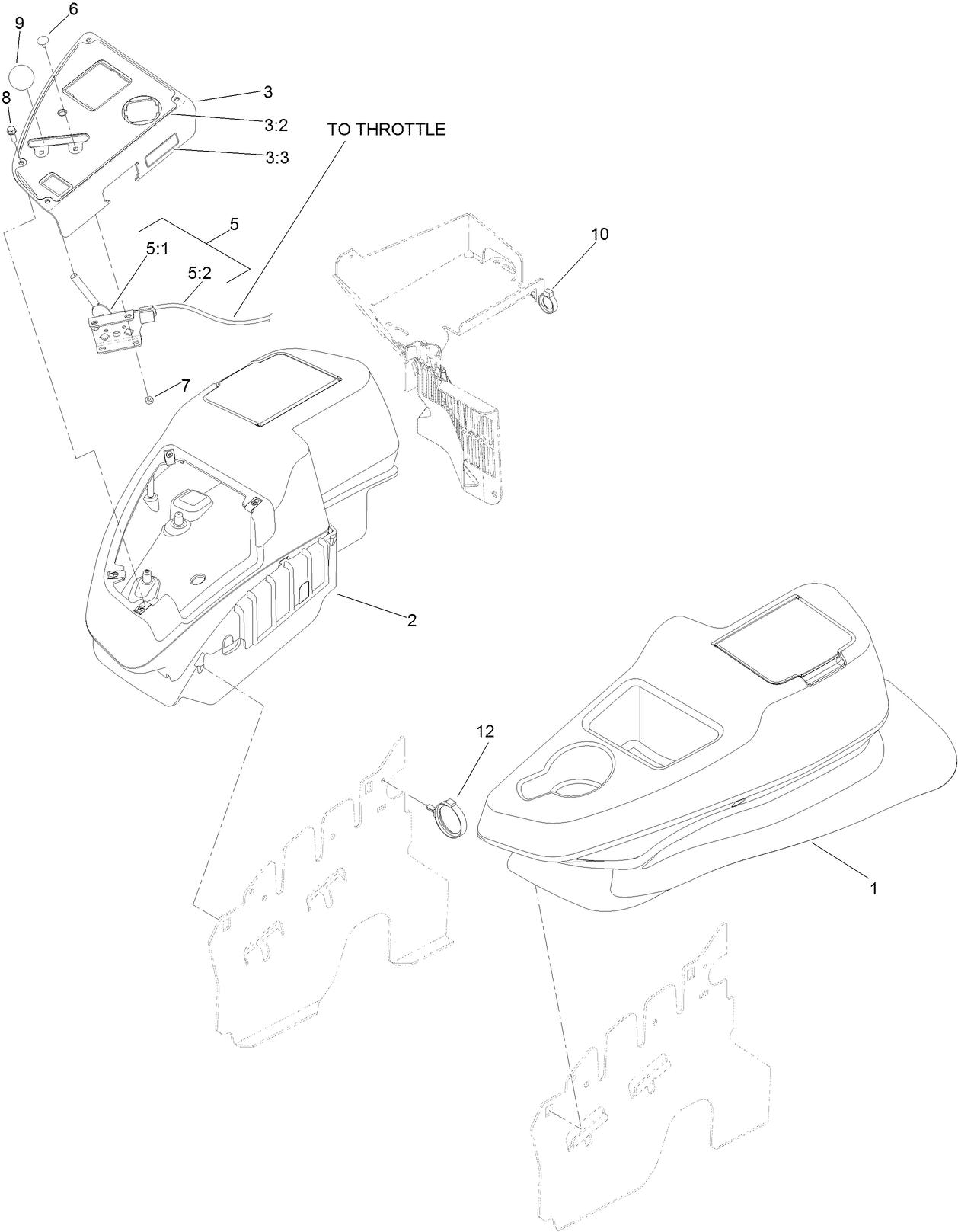 Console and Control Panel Assembly