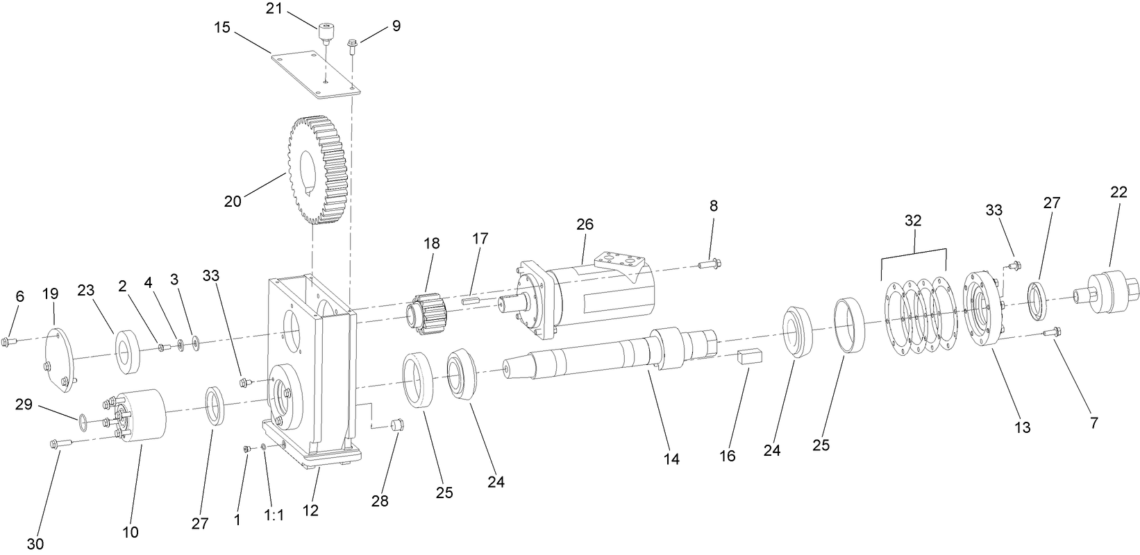 Rotary Hydraulic Assembly No. 125-4512