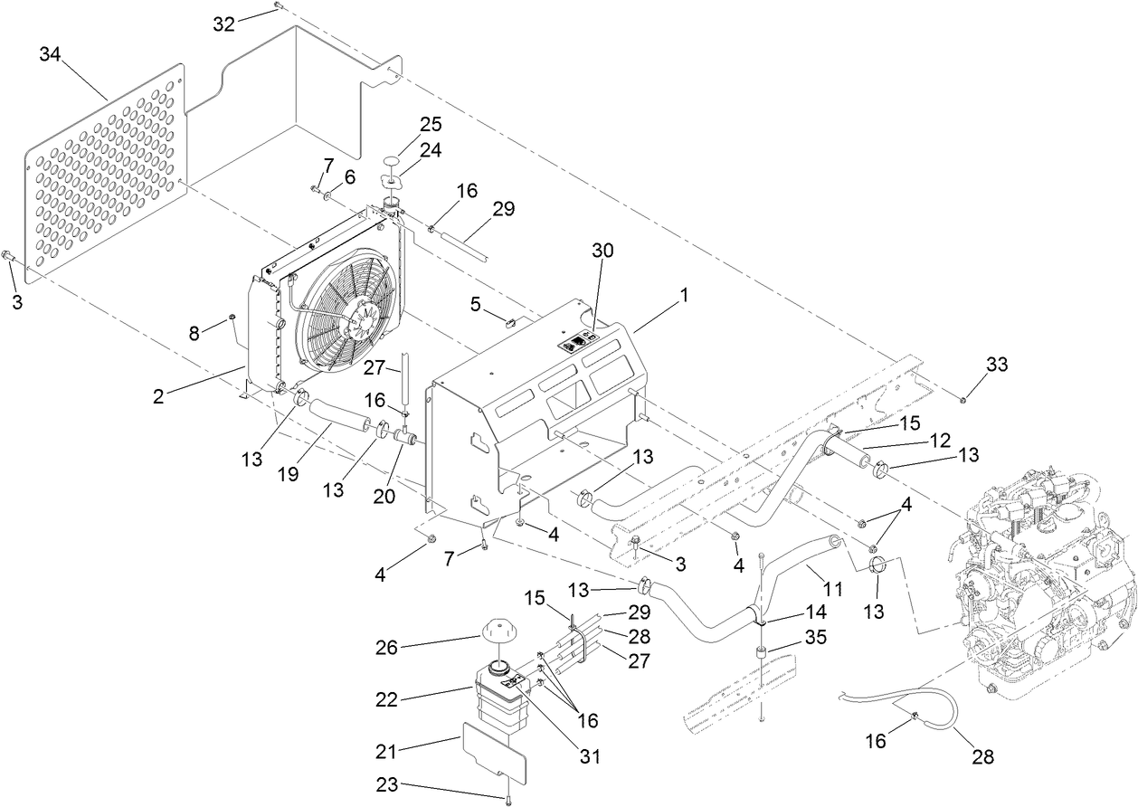 Cooling System Assembly
