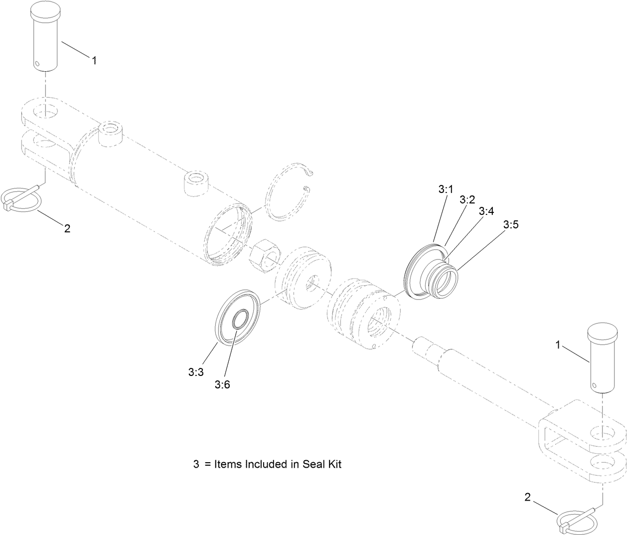 Hydraulic Cylinder Assembly No. 116-6969