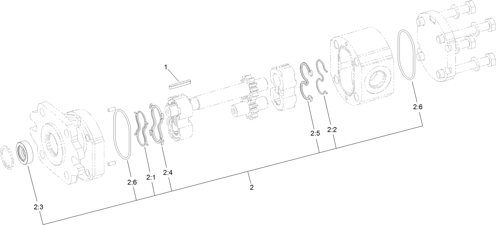 Hydraulic Pump Assembly No. 116-9129