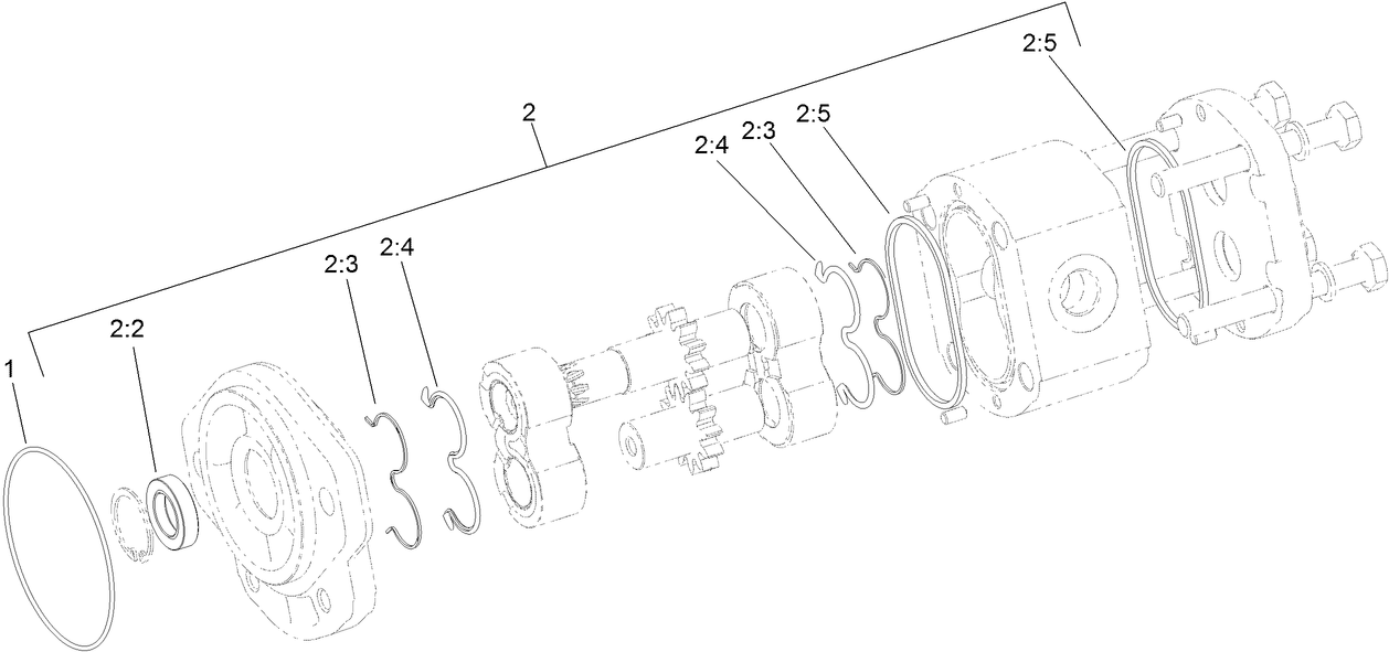 Hydraulic Gear Pump Assembly No. 114-9958