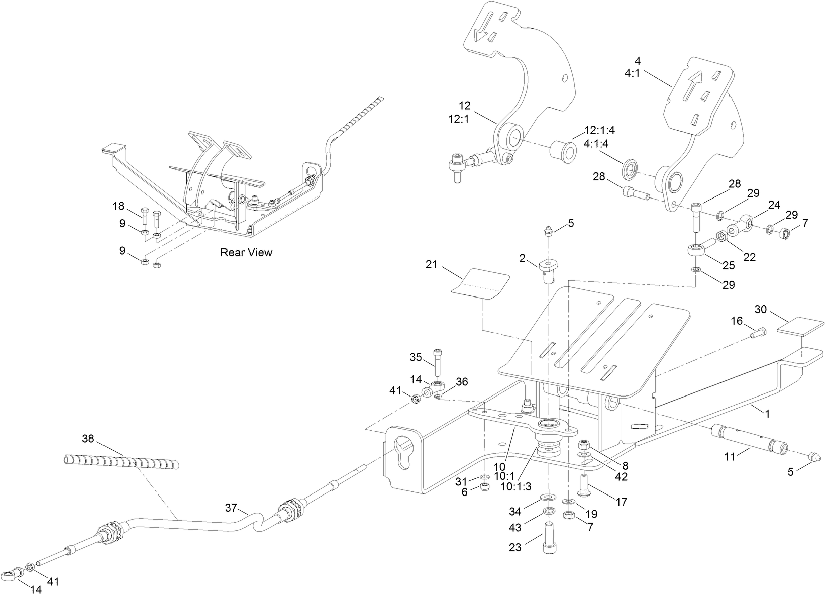 Pedal Control Assembly