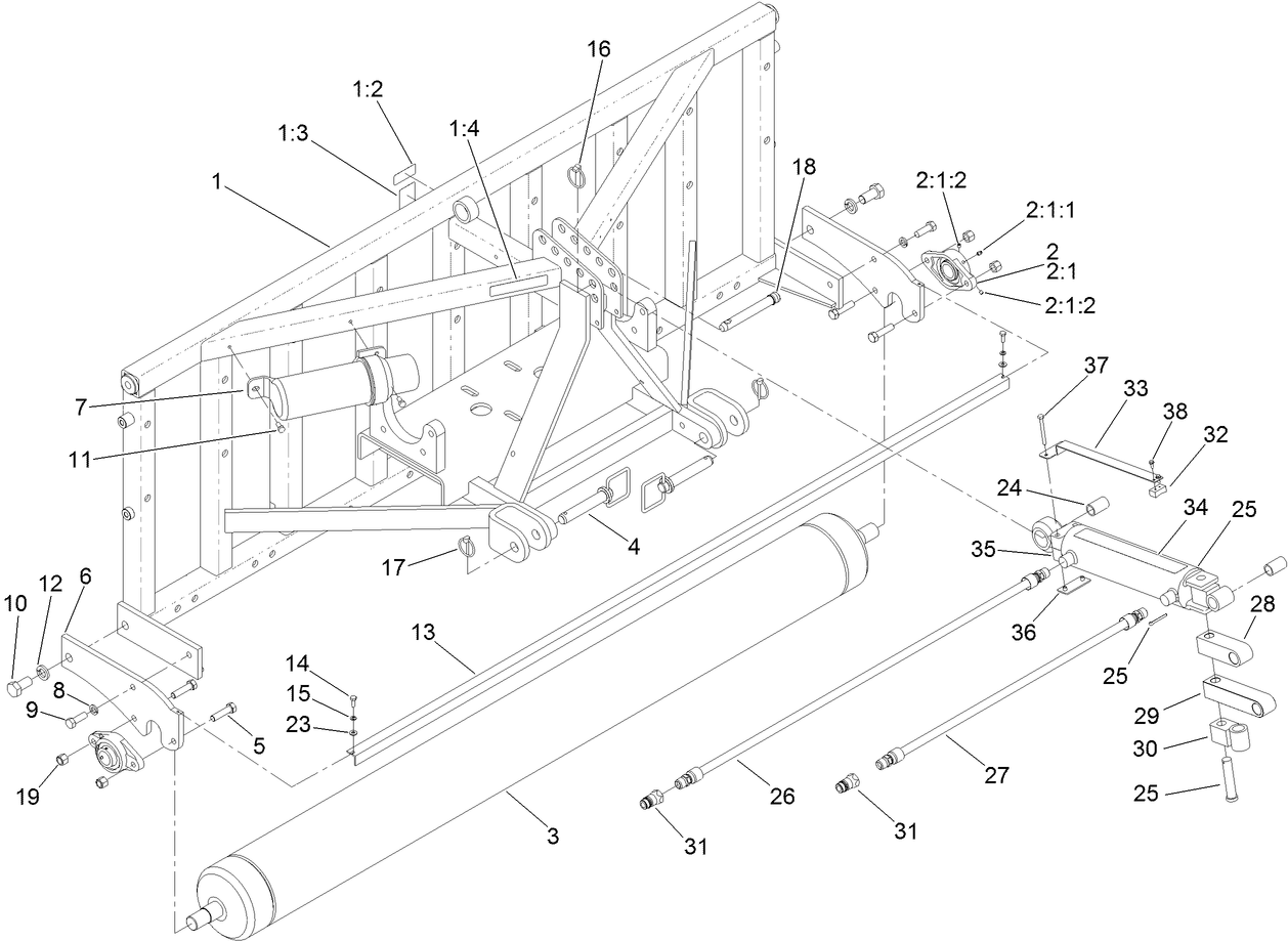 Frame and Roller Assembly
