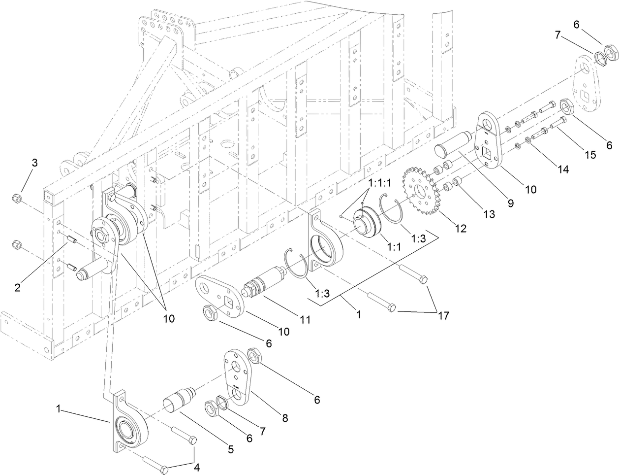 LH Crankshaft Assembly