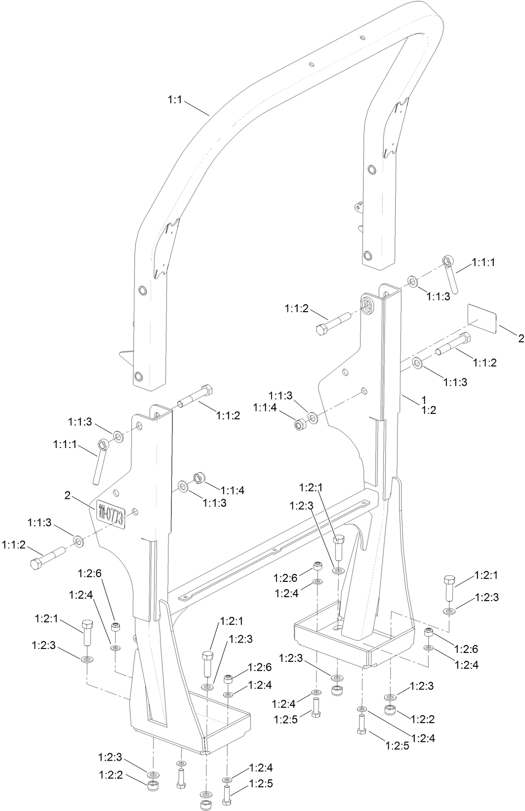 Roll-Over Protection System Assembly