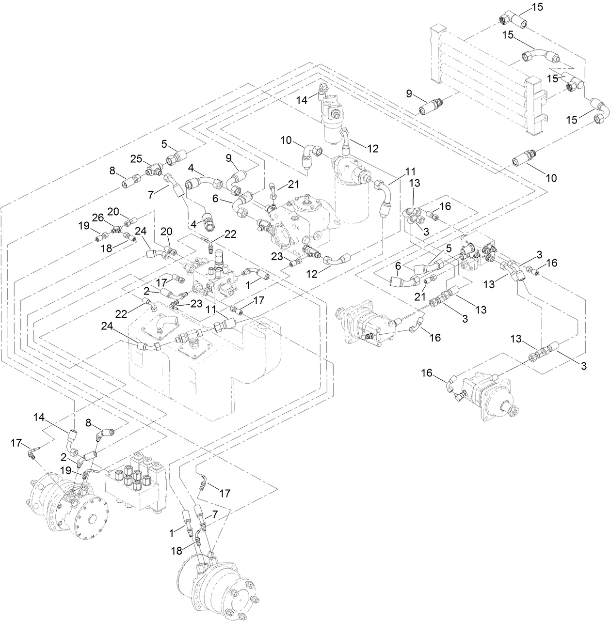 Transmission Hydraulic Circuit Assembly