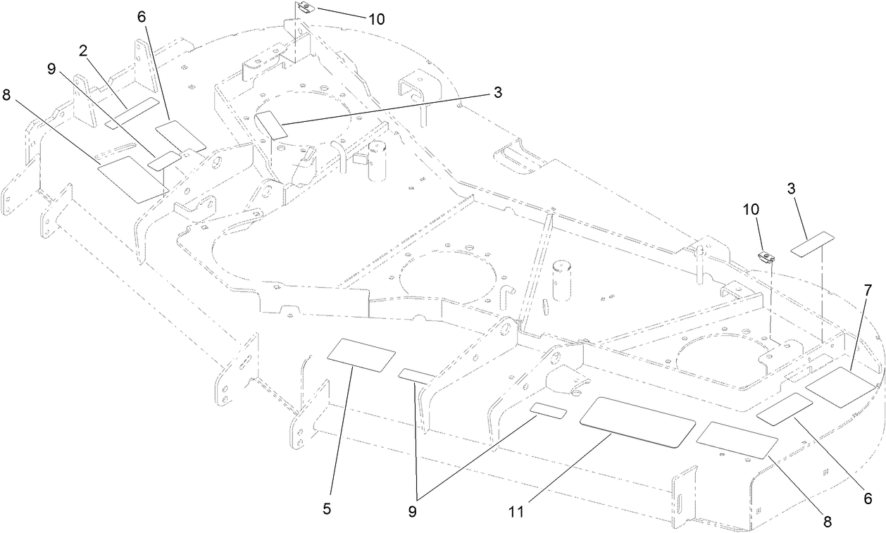 Deck Decal Assembly No. 127-6481