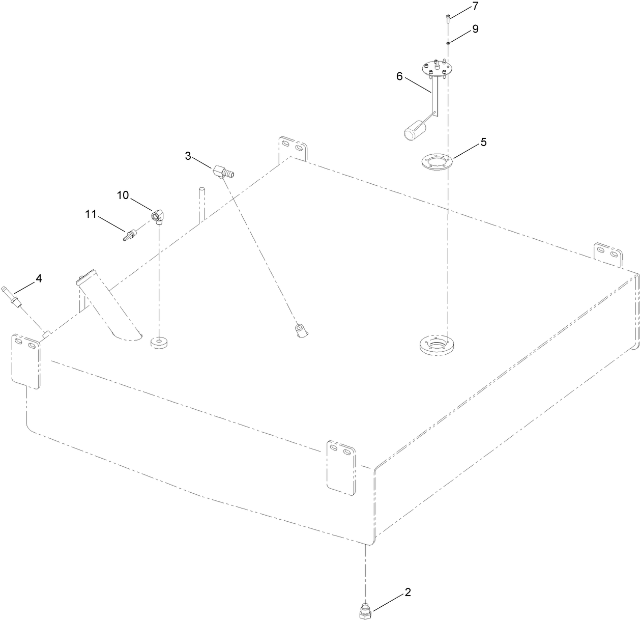 Fuel Tank Assembly No. 121-7535