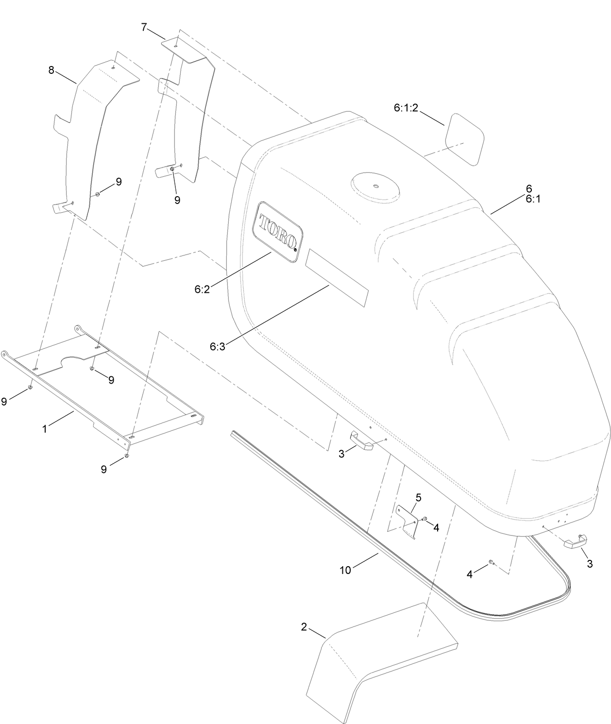 Front Hood Assembly No. AU115517