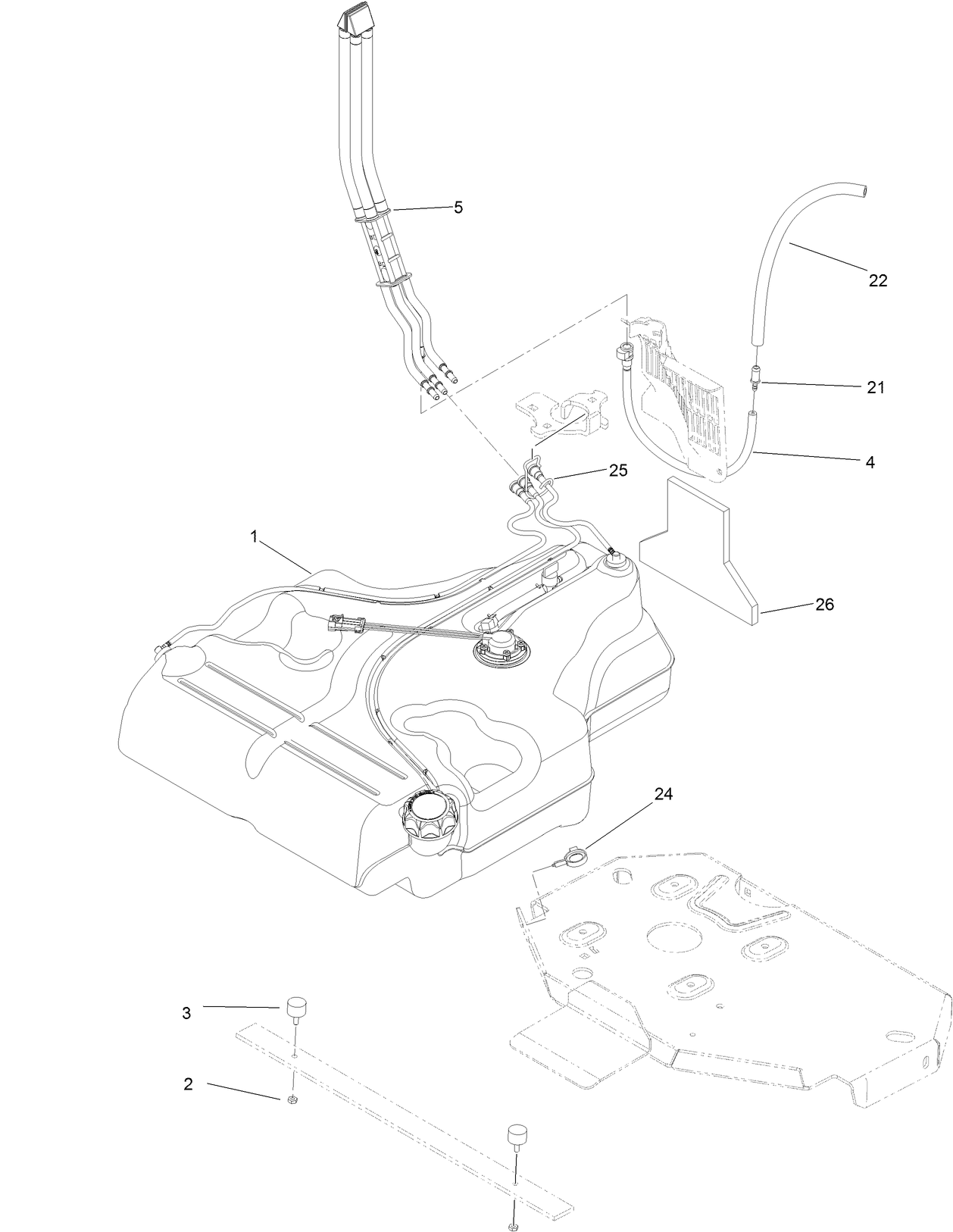 Fuel Tank Mounting Assembly
