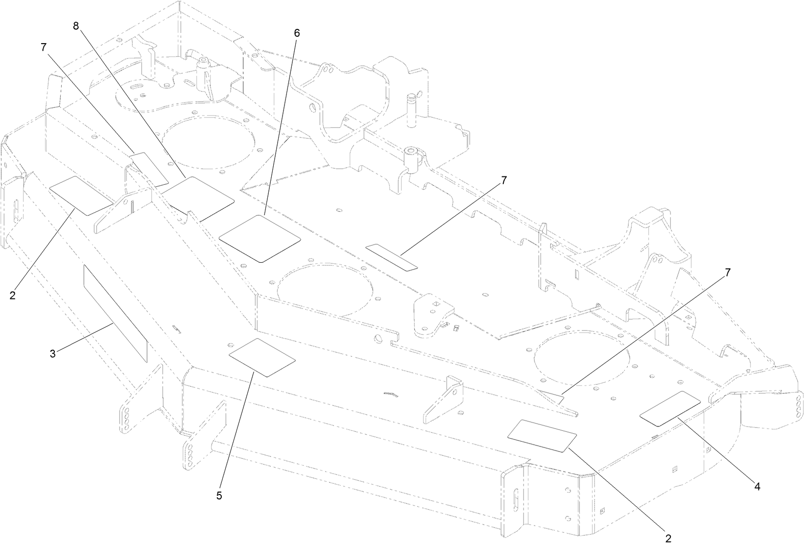 Deck Decal Assembly No. 125-9391