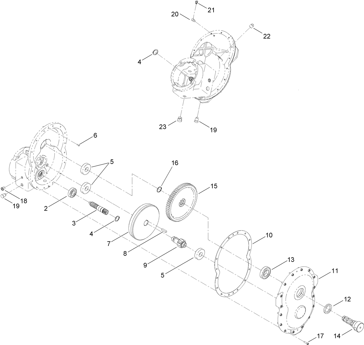 Gearcase Assembly No. ST22075-03