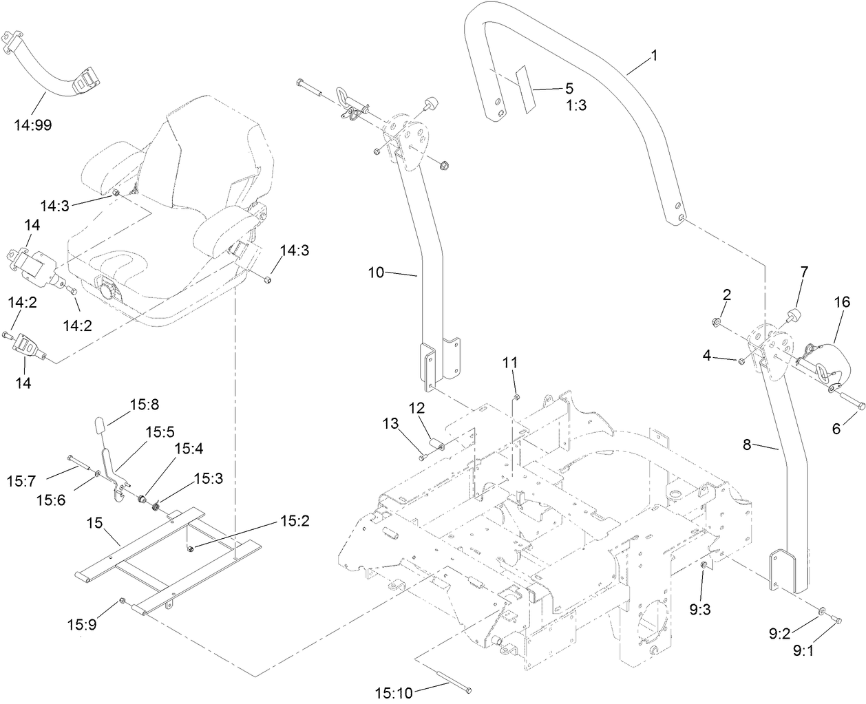 Roll-Over Protection System Assembly No. 110-0877