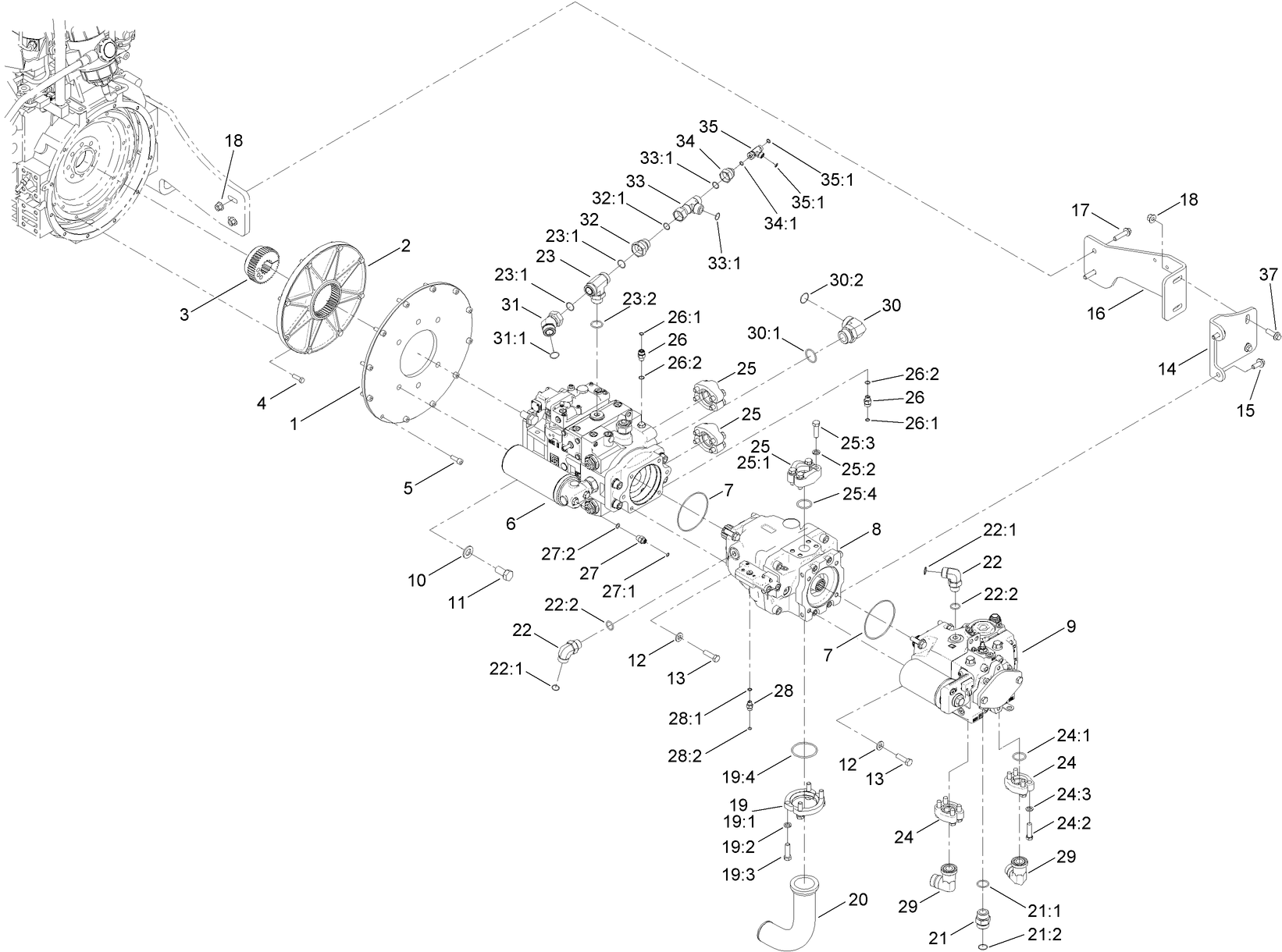 Hydraulic Pump Assembly