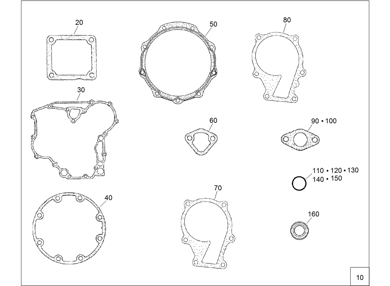 Lower Engine Gasket Kit