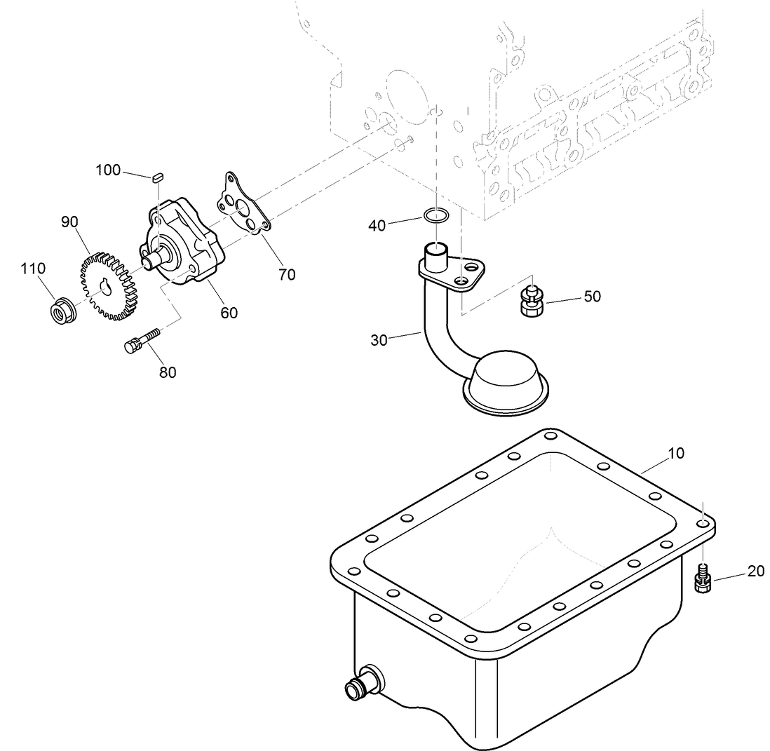 Oil Pan and Oil Pump Assembly