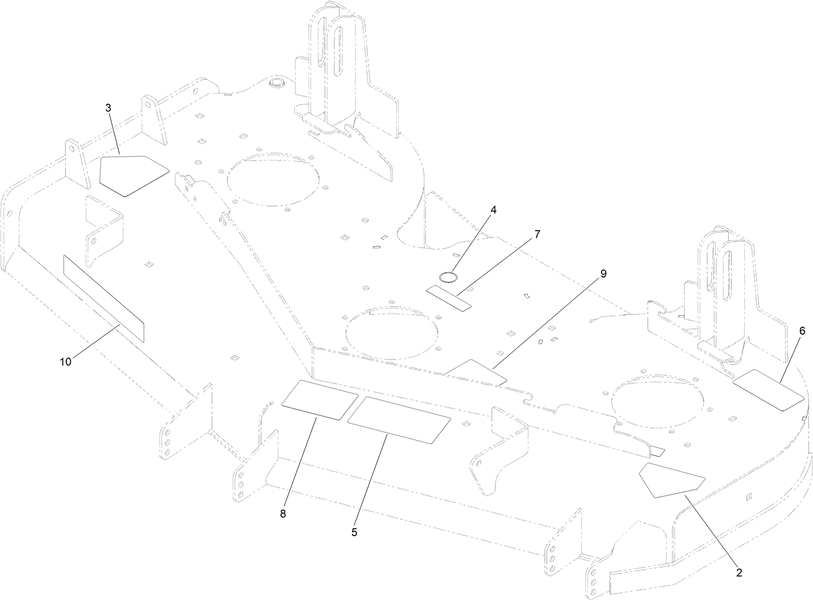 Deck Decal Assembly No. 120-2351