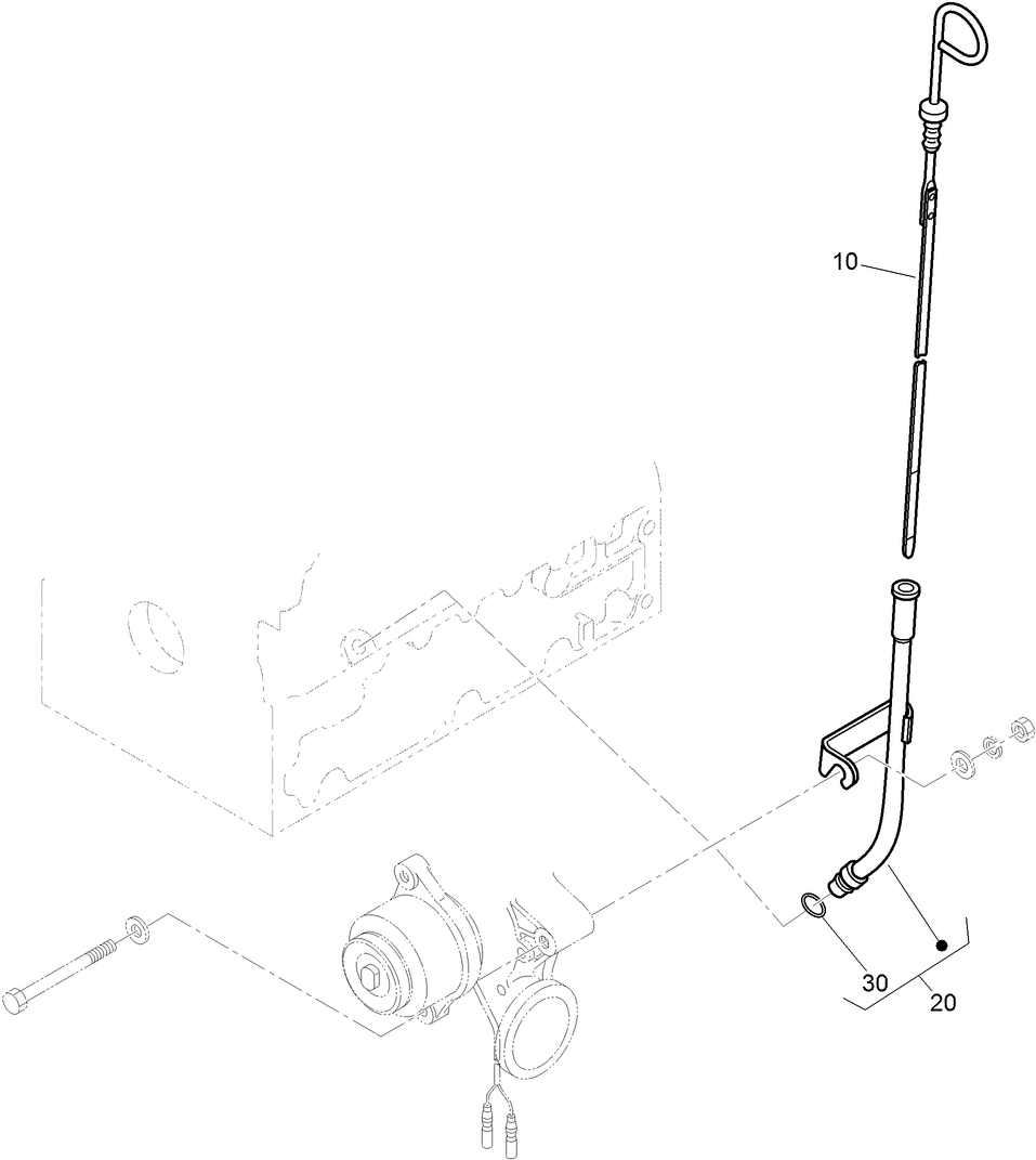 Dipstick and Guide Assembly