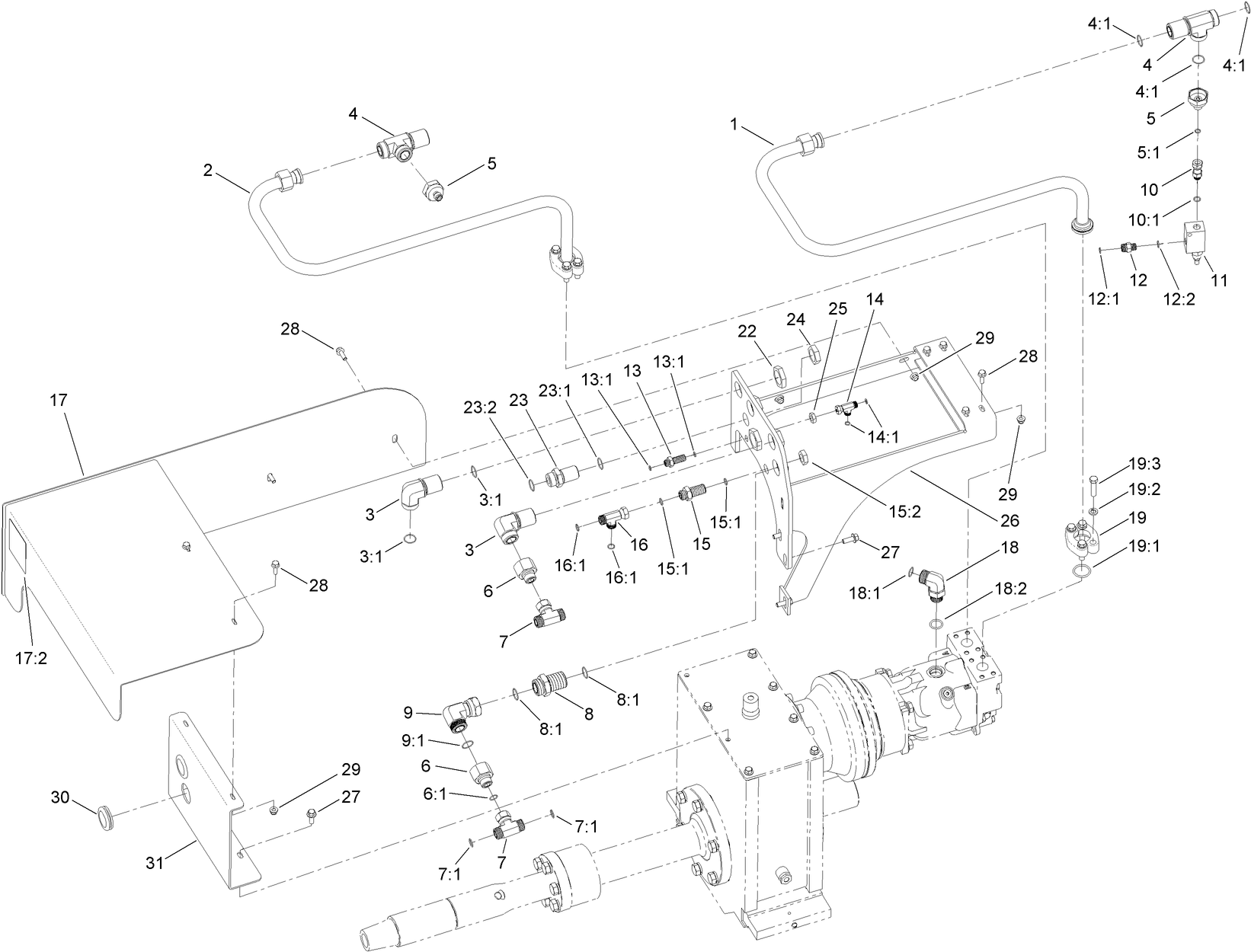 Carriage Guard and Mounting Assembly