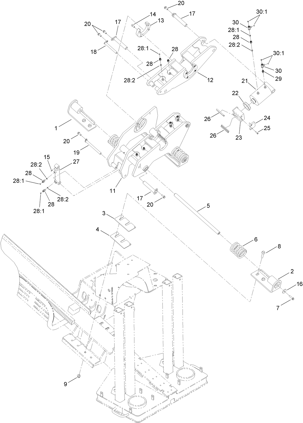Front Wrench Assembly